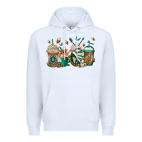 White indian headdress coffee cups Premium Hoodie - Jasminsmagicworld