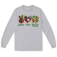 Moon Dust Peace love dia de los muertos Mexico Long Sleeve Tee - HowdyJamesFarm