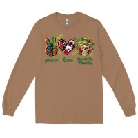 Toasted Coconut Peace love dia de los muertos Mexico Long Sleeve Tee - HowdyJamesFarm
