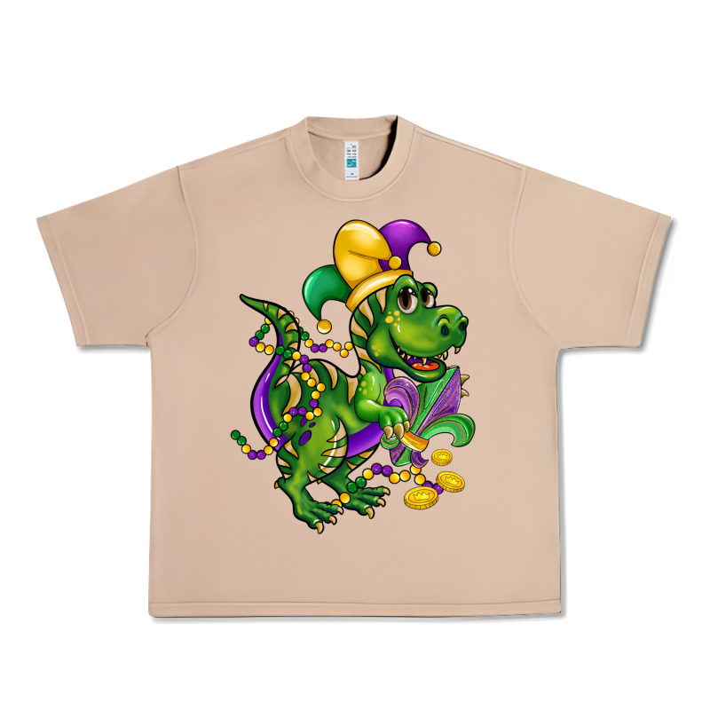 Mardi Gras Trex Urban Heavy Tee by CowGirlArtShop | Teevron