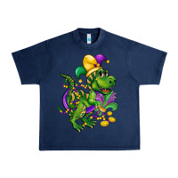 Navy mardi gras trex Urban Heavy Tee - CowGirlArtShop