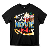 Black movie night Heavy Core Tee - Artiststas
