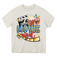 Cream movie night Heavy Core Tee - Artiststas