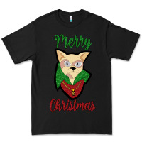 Black Merry Christmas Cat Premium Tee - Bettercallsaul