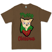 Cacao Merry Christmas Cat Premium Tee - Bettercallsaul