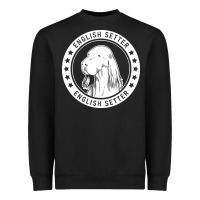 Black English Setter English Setter Fan Gift Heavyweight Sweatshirt - trangStudio