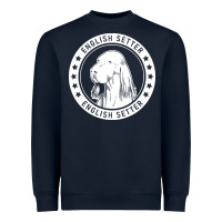 Navy English Setter English Setter Fan Gift Heavyweight Sweatshirt - trangStudio