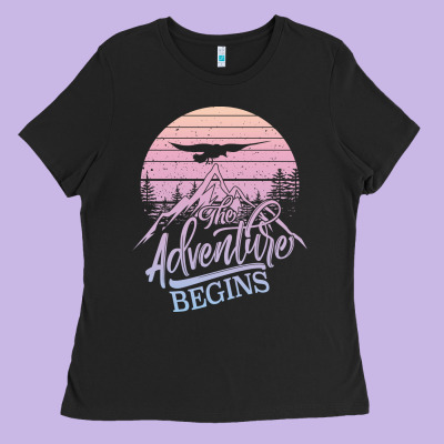 The Adventure Begins Ladies Tee Designed By Bettercallsaul