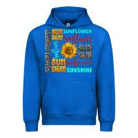 Cobalt sunflower sunshine Urban Hoodie - AdoDesignShop