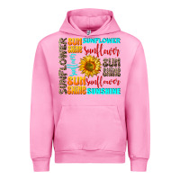 Fuchsia Pink sunflower sunshine Urban Hoodie - AdoDesignShop