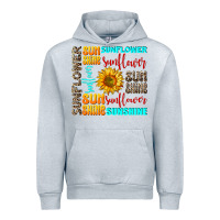 Heather Grey sunflower sunshine Urban Hoodie - AdoDesignShop