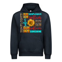 Navy sunflower sunshine Urban Hoodie - AdoDesignShop