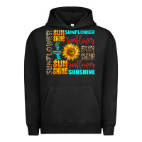 Pigment Black sunflower sunshine Urban Hoodie - AdoDesignShop
