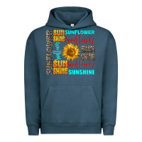 Pigment Midnight Navy sunflower sunshine Urban Hoodie - AdoDesignShop