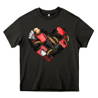 Asphalt bake tools heart Heavy Core Tee - Artiststas