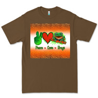Cacao peace love frogs Premium Tee - Jasminsmagicworld