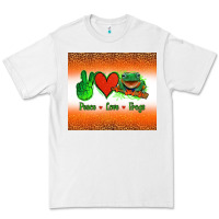 White peace love frogs Premium Tee - Jasminsmagicworld
