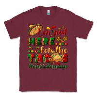 Burgundy I'm just here for the tacos #cincodemayo Classic Tee - NancyCooperArtShop
