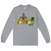 Heather Grey Love like Jesus St. Patrick's Long Sleeve Tee - CowGirlArtShop