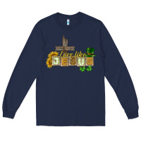 Navy Love like Jesus St. Patrick's Long Sleeve Tee - CowGirlArtShop