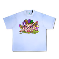 Grape Ice mardi gras pig Urban Heavy Tee - CowGirlArtShop