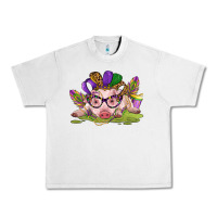 Lunar Rock mardi gras pig Urban Heavy Tee - CowGirlArtShop