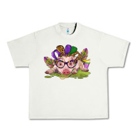 Pistachio mardi gras pig Urban Heavy Tee - CowGirlArtShop