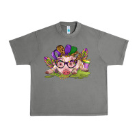Tornado mardi gras pig Urban Heavy Tee - CowGirlArtShop