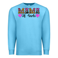 Ocean Blue western mama of girls Premium Sweatshirt - Artiststas