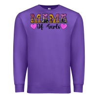 Purple western mama of girls Premium Sweatshirt - Artiststas