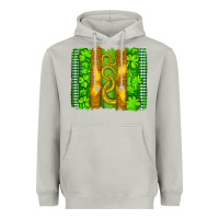 Moon Dust saint patricks horseshoe shamrock leopard glitter brushstroke Heavyweight Hoodie - Artiststas
