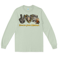 Matcha Peace Love Missouri Long Sleeve Tee - Jasminsmagicworld