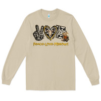 Mushroom Peace Love Missouri Long Sleeve Tee - Jasminsmagicworld