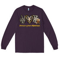 Plum Peace Love Missouri Long Sleeve Tee - Jasminsmagicworld