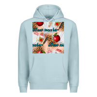 Blue Mist Best Teacher Seamless Pattern Premium Hoodie - BundleAndBundleShop