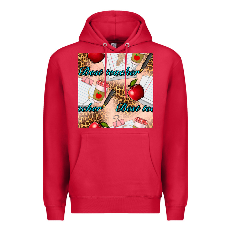 Best Teacher Seamless Pattern Premium Hoodie by BundleAndBundleShop | Teevron