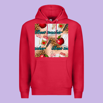Best Teacher Seamless Pattern Premium Hoodie Designed By Bundleandbundleshop