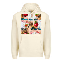 Sandshell Best Teacher Seamless Pattern Premium Hoodie - BundleAndBundleShop