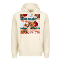 Tofu Best Teacher Seamless Pattern Premium Hoodie - BundleAndBundleShop
