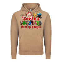 Vintage Coffee santas favorite hockey player Vintage Hoodie - CowGirlArtShop
