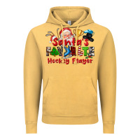 Vintage Mustard santas favorite hockey player Vintage Hoodie - CowGirlArtShop
