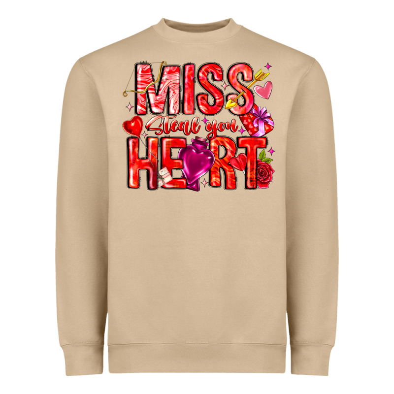 Mis Steal Your Heart Heavyweight Sweatshirt by CowhideDigitalArt | Teevron