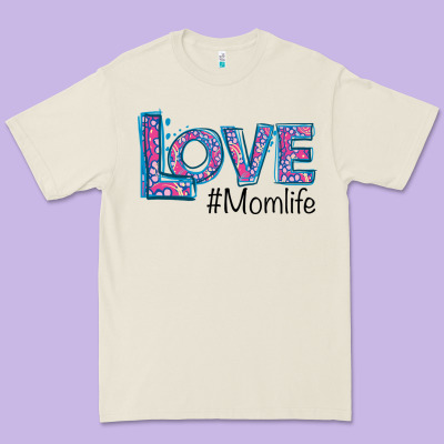 Love Mom Life Premium Tee Designed By Bettercallsaul
