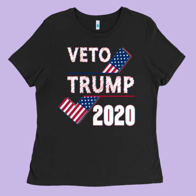 Veto Trump 2020 Ladies Tee Designed By Bettercallsaul