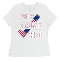 White Veto Trump 2020 Ladies Tee - Bettercallsaul