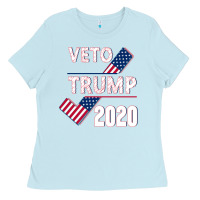 Baby Blue Veto Trump 2020 Ladies Tee - Bettercallsaul