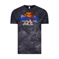 Cloud Black game day basketball Vintage Tee - HowdyJamesFarm