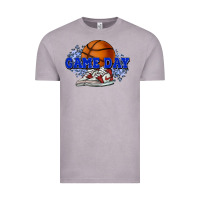 Vintage Zinc game day basketball Vintage Tee - HowdyJamesFarm