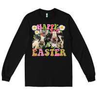 Happy Easter Heifers Easter Day Long Sleeve Tee | Teevron