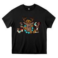 Black christmas joy Heavy Core Tee - JahusDesignShop